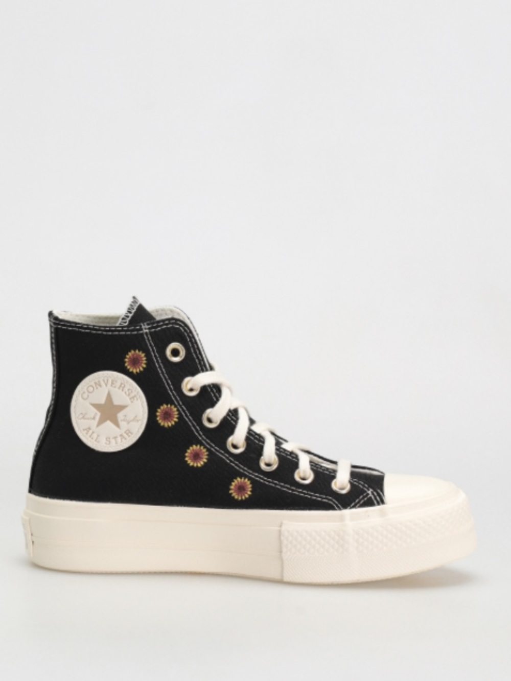 Converse chuck taylor platform lifts- with sunflower 🌻 detail